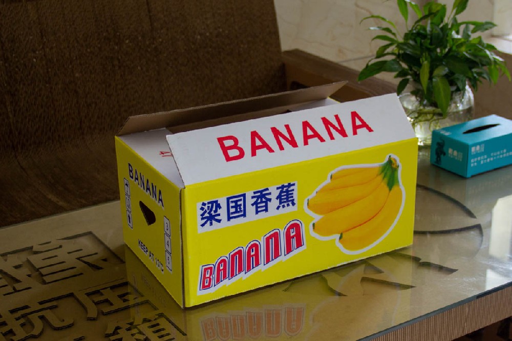 香蕉抗压天盖纸箱
